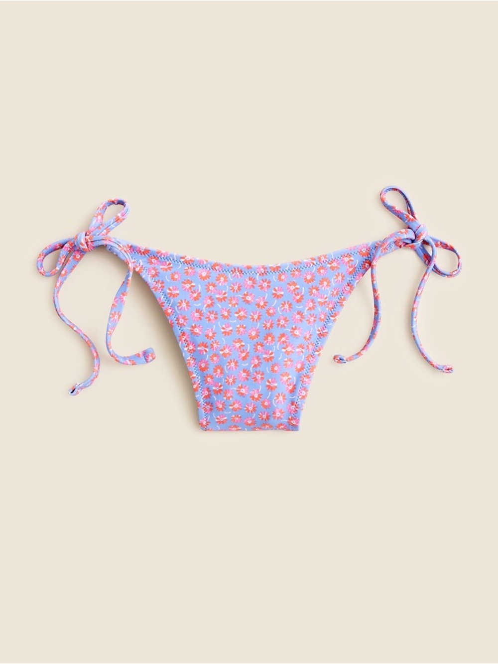 JCrew String bikini bottom in summer fields print